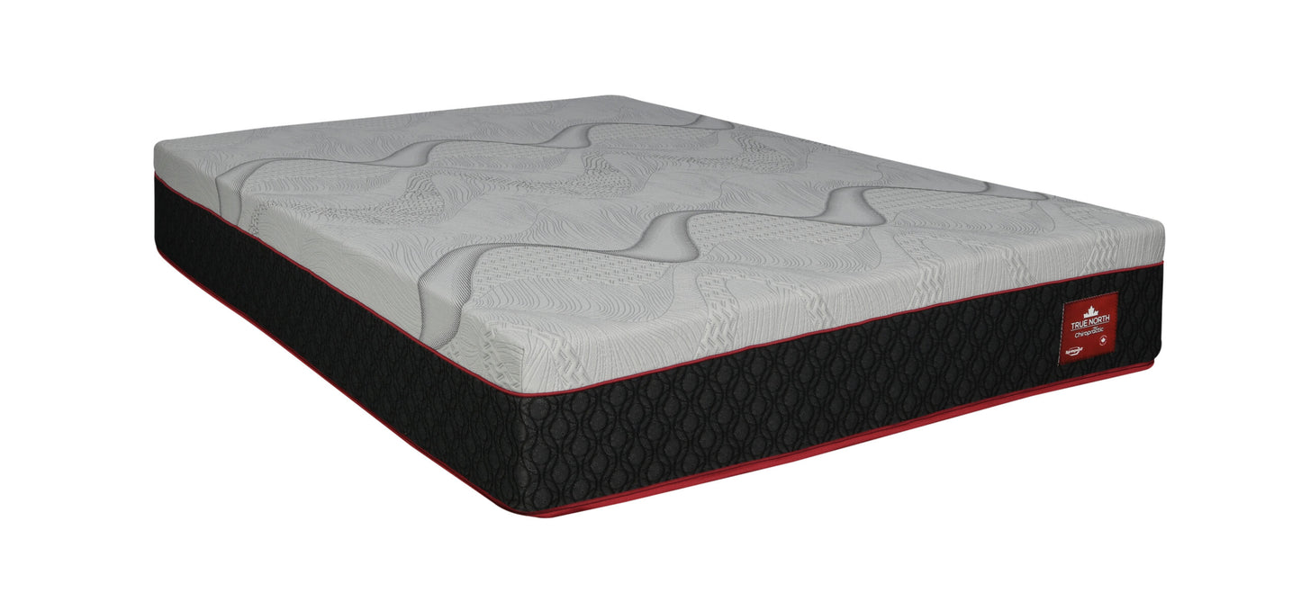 Chiropractic Laurier 12" Pocket Coil Smooth Top Hybrid Medium Feel