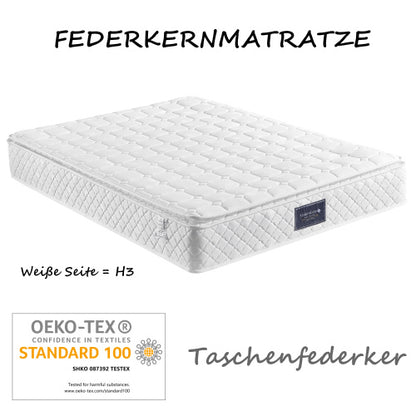 Linen Storage Space Bed Frame With Mattress Queen Size